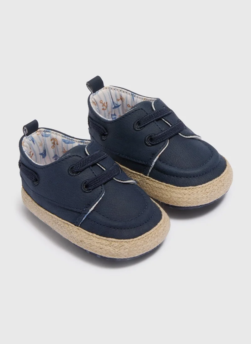 ماتلان Baby Navy Boat Shoes